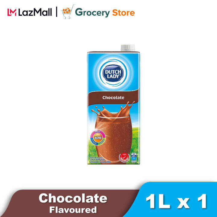 Dutch Lady UHT Milk CHOCOLATE 1L Lazada