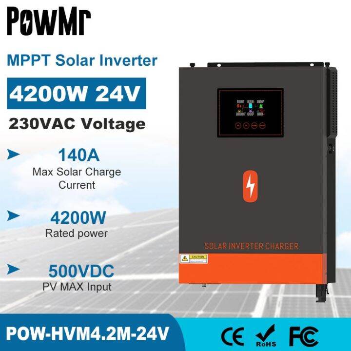 Powmr Grid Tie Solar Inverter W V Mppt A Solar Controller