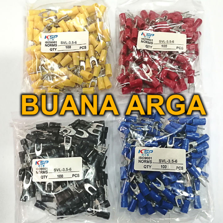 Skun Isolasi Warna Tipe Y Svl Untuk Kabel Mm Ksp Pcs