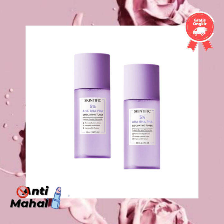 Skintific Percent Aha Bha Pha Exfoliating Toner Ml Bpom Lazada