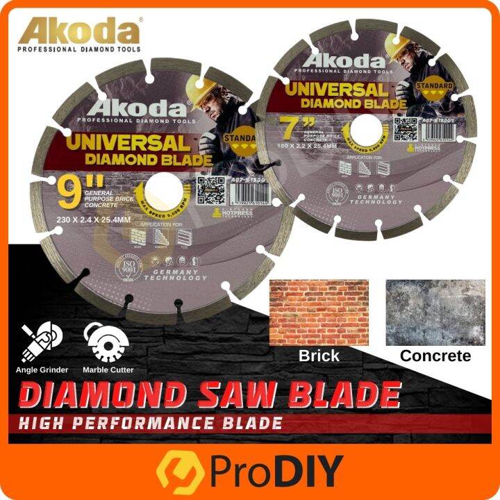 Akoda Original Universal Diamond Cutter Saw Blade Heavy Duty