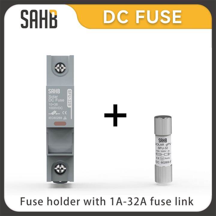 Sahb P Din Rail Dc Fuse Holder For Solar System Protection Pv Dc