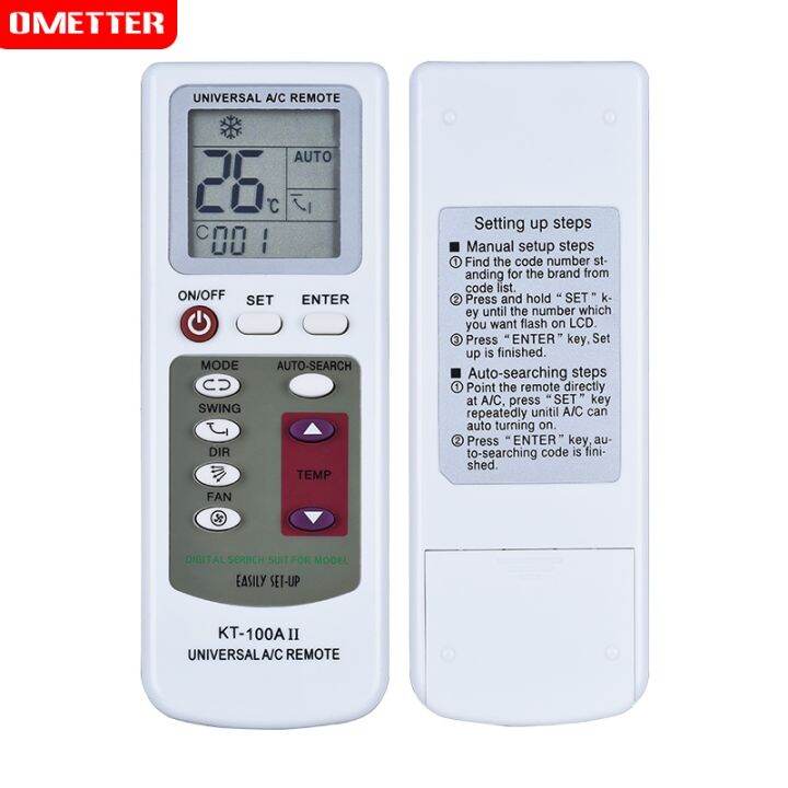 Universal A C Multifunction KT 100A II Air Conditioner Remote Control