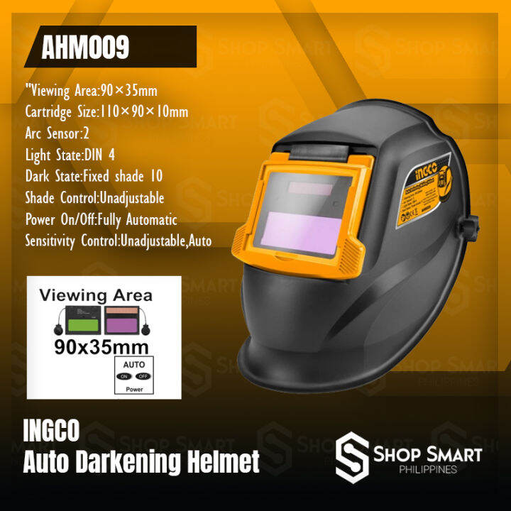 Ingco Auto Darkening Helmet AHM009 Lazada PH