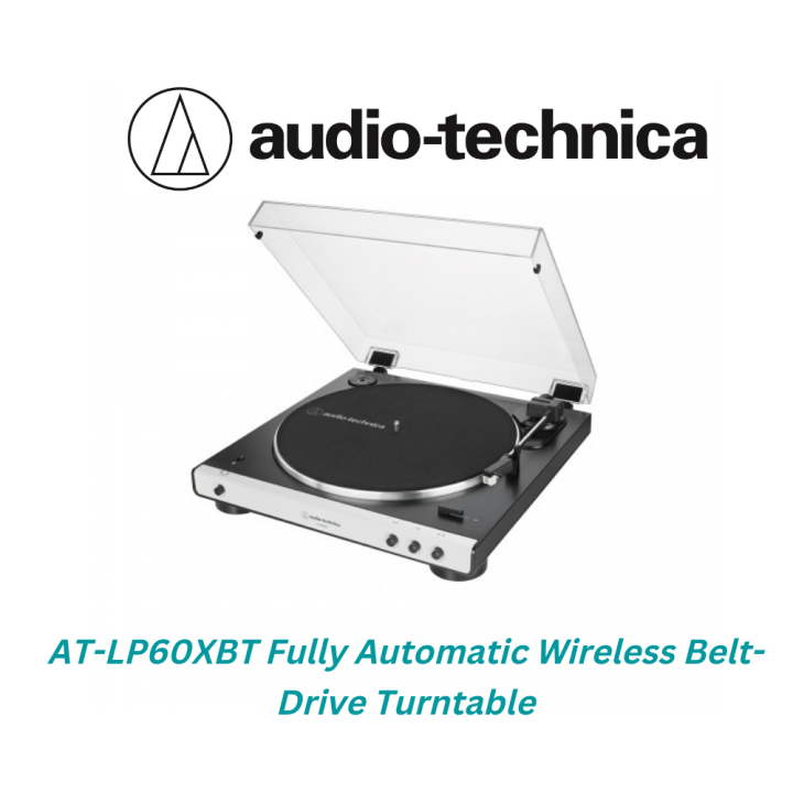 Audio Technica AT LP60XBT Fully Automatic Wireless Belt Drive Turntable