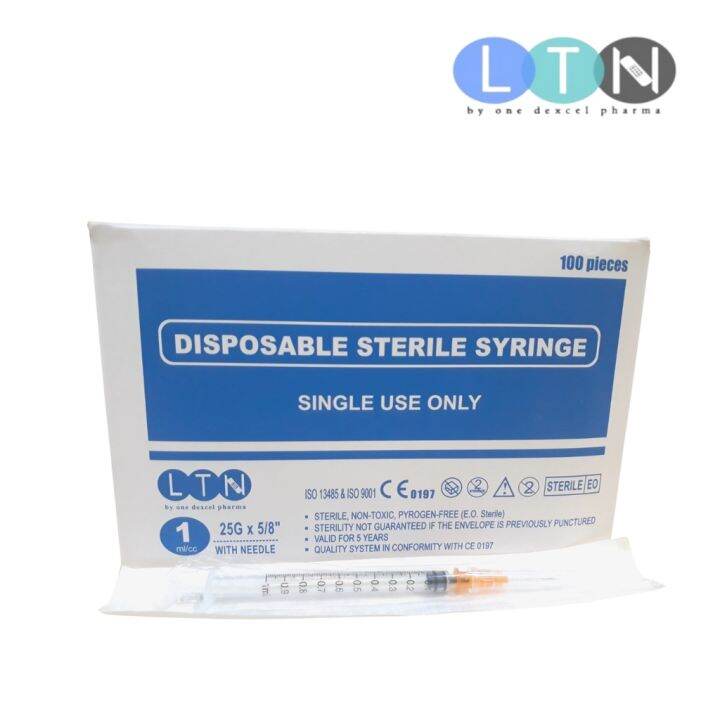 Disposable Sterile Syringe 1mlcc 3mlcc 5mlcc And 10mlcc 100 Pcs