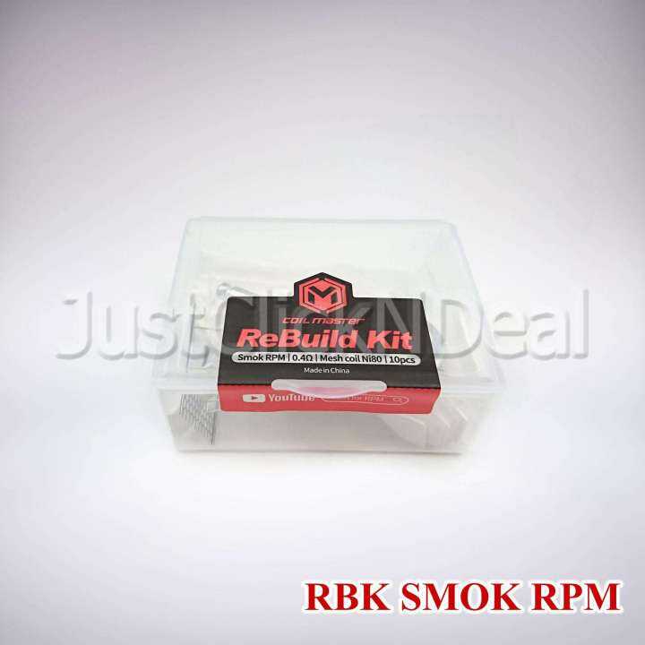 Coil Master Rebuild Kit Rbk For Smok Rpm Pod Ohm Authentic Lazada