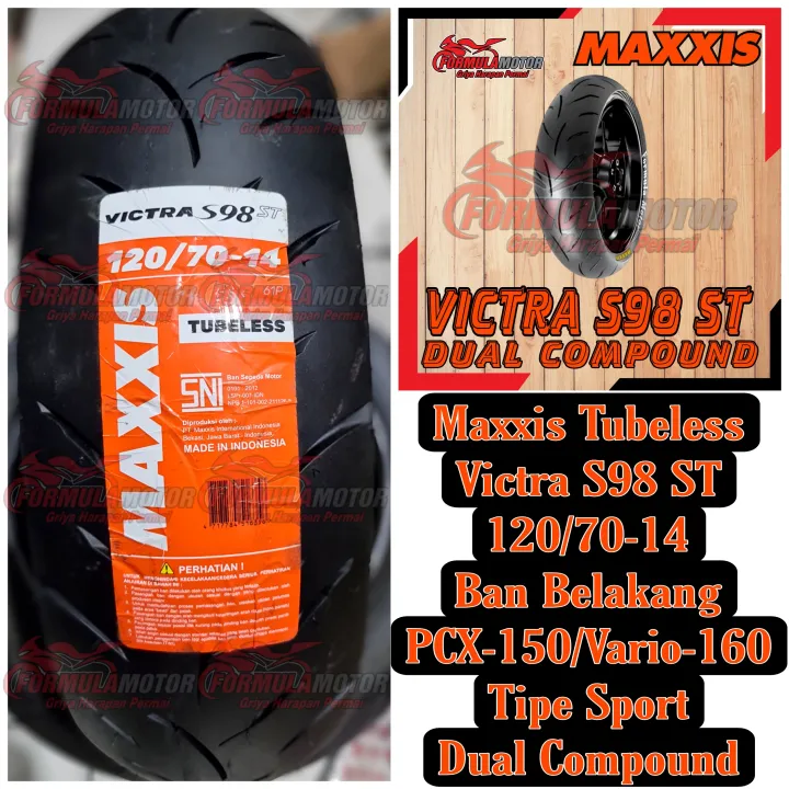 Ban Maxxis Victra S St Tubeless Ban Belakang Pcx