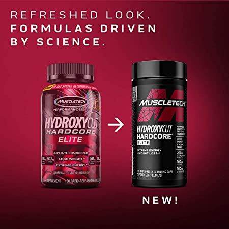 ORIGINAL Muscletech Hydroxycut Hardcore Elite Sport USA Mega Fat Burner