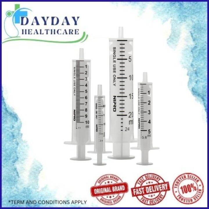 Nipro Syringe LUER SLIP Without Needle Lazada