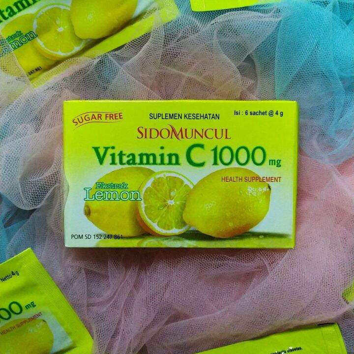 Sido Muncul Vitamin C Mg Lemon Jaga Daya Tahan Tubuh Minuman