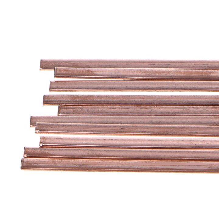 10pcs Flat Silver Electrode Low Temperature Phosphor Copper Welding