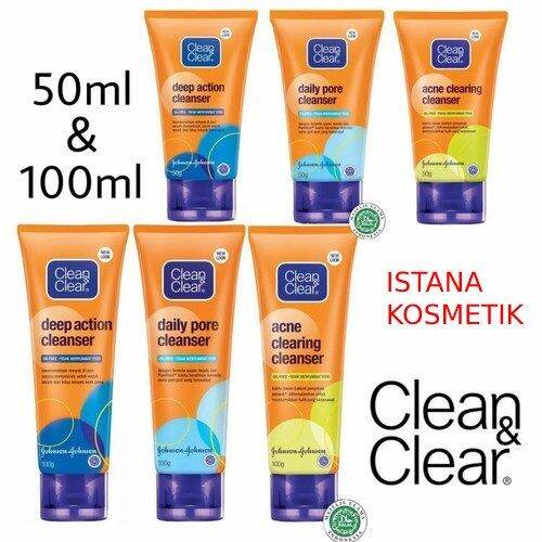 Clean Clear Deep Action Daily Pore Acne Clearing Cleanser Gr