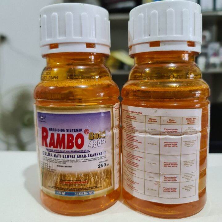 Herbisida Rambo Gold Sl Isi Ml Obat Pembasmi Rumput Gulma