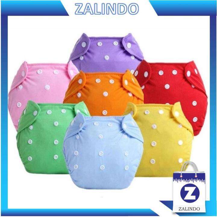 Zalindo Popok Kain Berkancing Cloth Diaper Popok Bayi Bisa