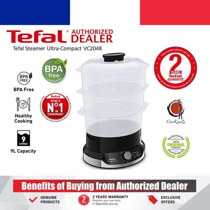 Tefal Ultra Compact W Litres Food Steamer Vc Vc Periuk