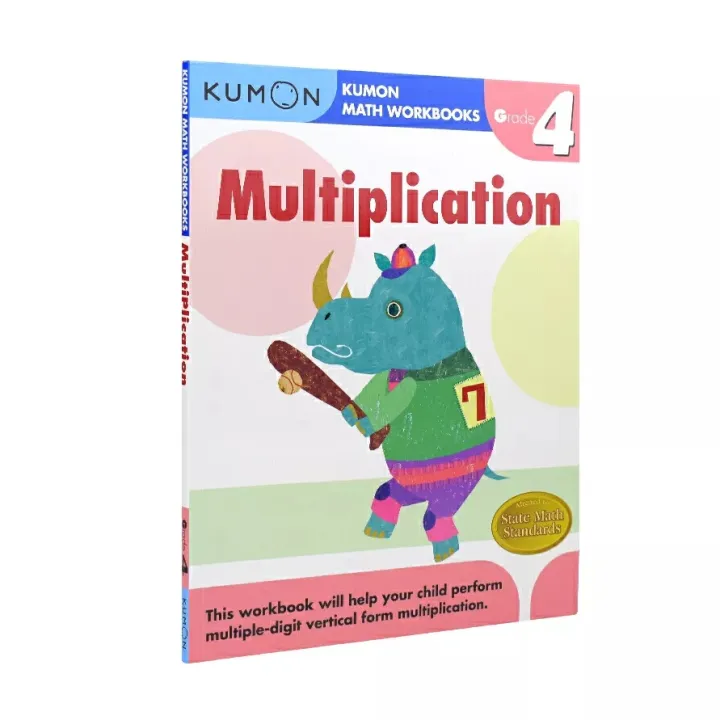 Kumon Math Workbooks Multiplication Grade H Lazada