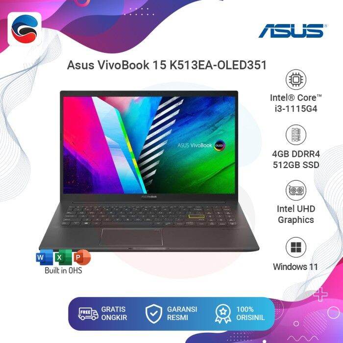 Asus Laptop Vivobook Ultra K Ea Oled Intel Core I Gb Gb