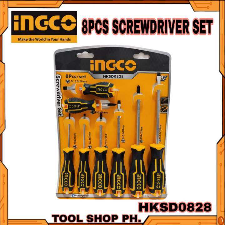 Ingco Screwdriver Pcs Set Hksd Lazada Ph