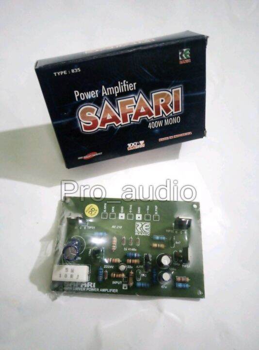 Kit Power Amplifier Safari 400 Watt Mono Lazada Indonesia