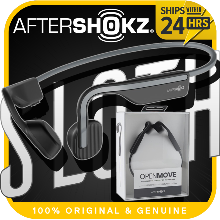 Aftershokz Openmove Wireless Bone Conduction Open Ear Bluetooth