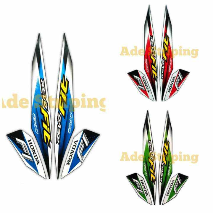 Stiker Striping Lis Les Body Motor Honda Revo Fit Fi Sticker Revo