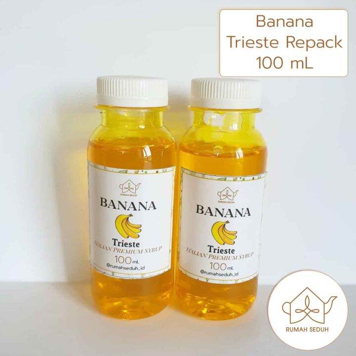 100mL Sirup Pisang Merk Trieste Banana Italian Premium Syrup Delifru