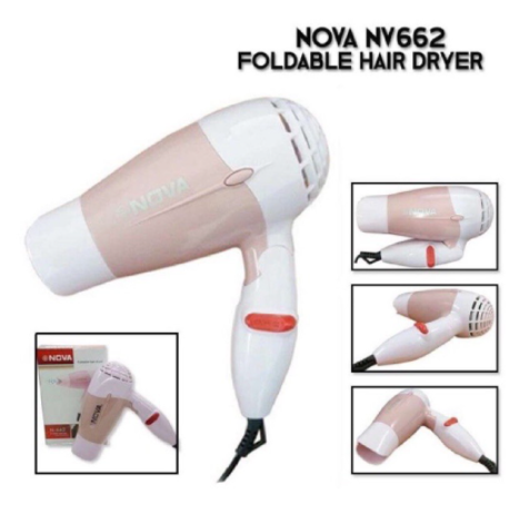 NOVA NV662 Foldable Mini Travel Hair Dryer Compact Blower Lazada PH