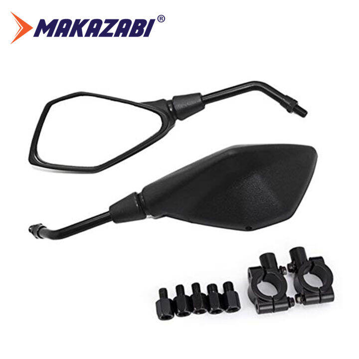 Universal Motorcycle Rear View Mirrors With 7 8 Handlebar Mount For