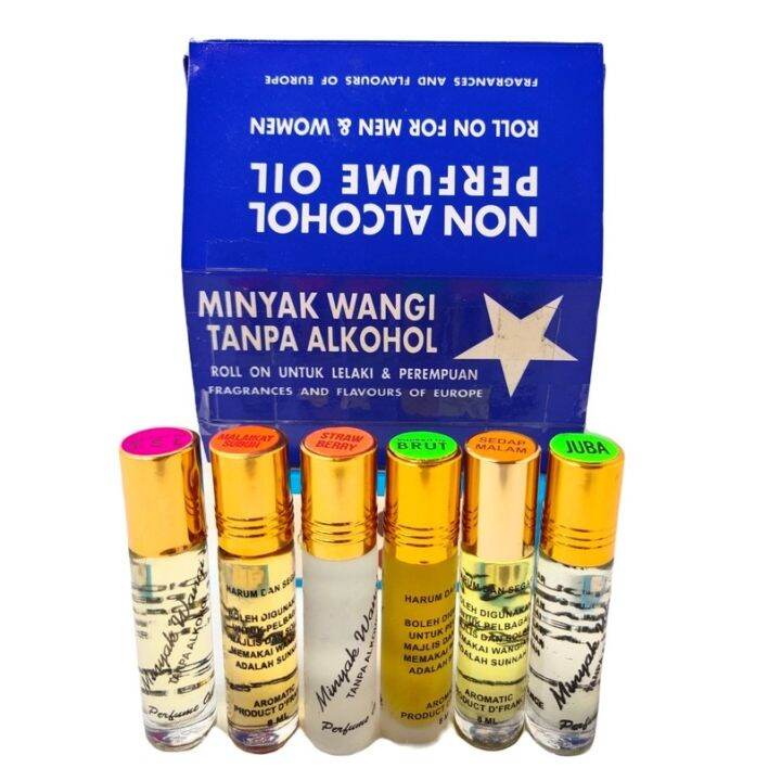 Minyak Attar Solat Tanpa Alkohol 8ml Non Alcohol Roll On Perfume Oil