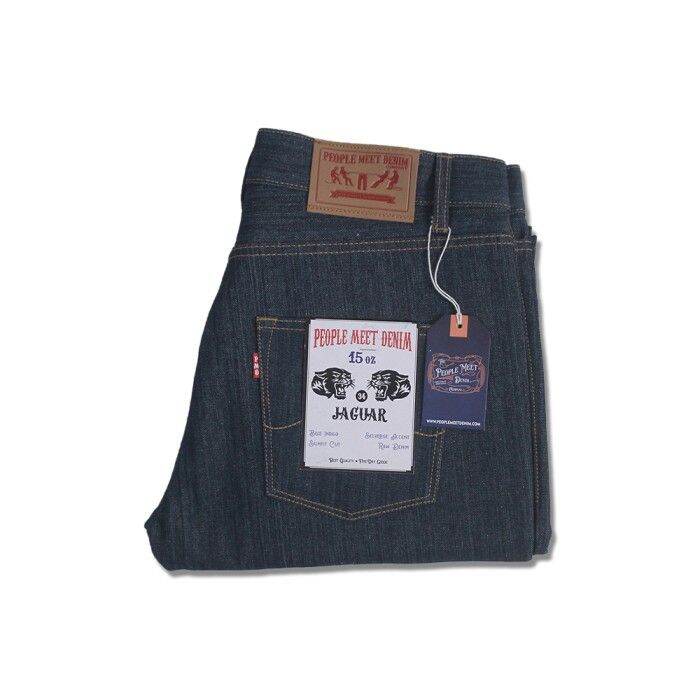 Pmd Co Jaguar Celana Jeans Pria Oz Denim Selvedge Accent