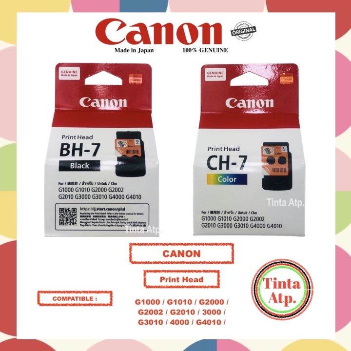 Genuine Canon Bh Bh Bh Black Ch Ch Ch Color Print