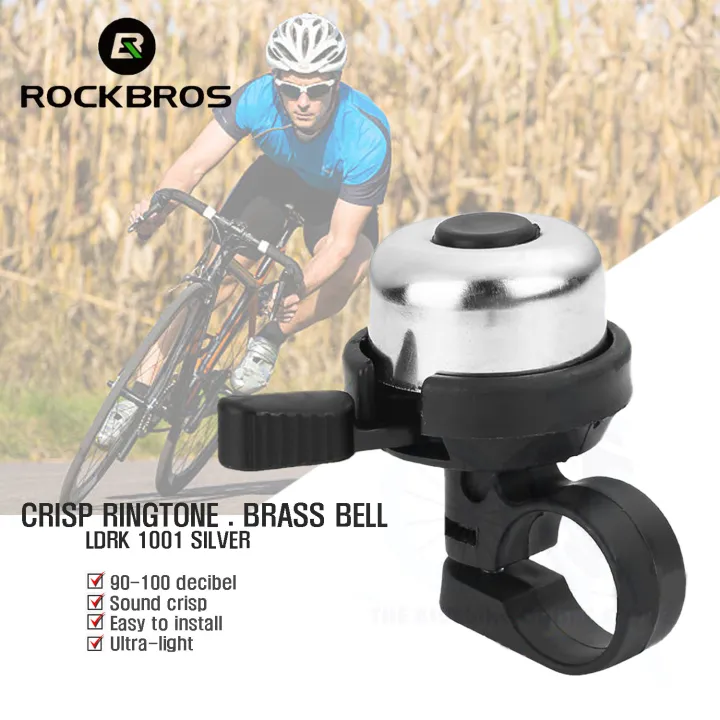 RockBros Ultralight Bicycle Silver Copper Bell Safety Horn Bike Bell