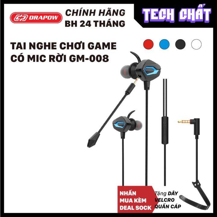 Tai nghe gaming Drapow GM 008 có mic chống ồn cho game thủ cực ngon