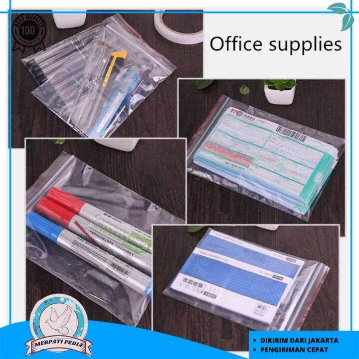 Plastik Klip 6 X 10 Ziplock Putih Zip Lock Zipper Packing Kemasan