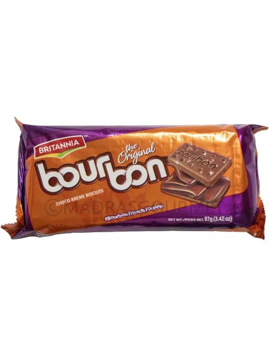 Britannia Bourbon Biscuits 97g 4pcs Lazada Co Th