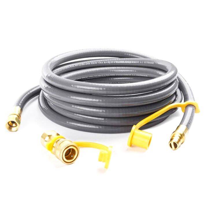 8 Feet 3 8 Inch ID Natural Gas Grill Hose With Quick Connect Propane