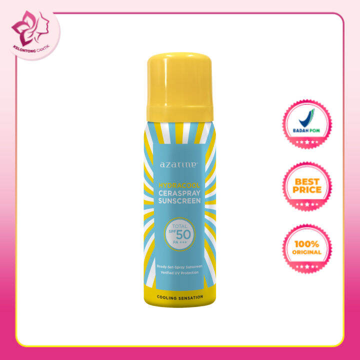 AZARINE Hydracool Ceraspray Sunscreen SPF 50 PA 50ml Lazada