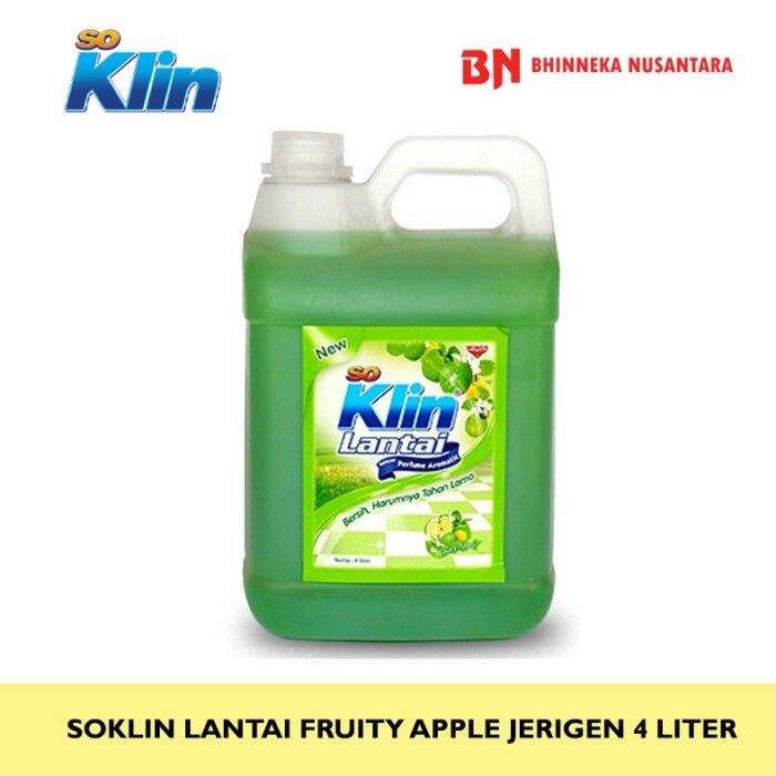 Soklin Lan Fruity Apple Jerigen Liter Lazada Indonesia