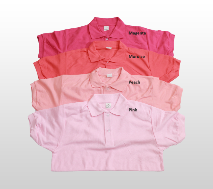 Honeycomb Poloshirts Shades Of Pink Softex Lazada Ph