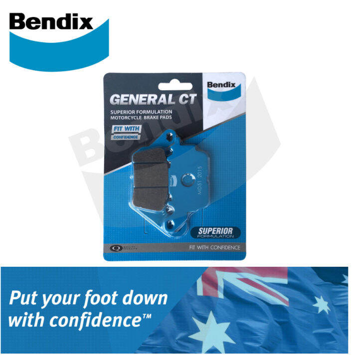 Bendix Motorcycle Brake Pads Front Aerox Nmax Soul I Mio I