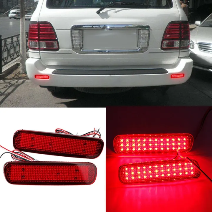 Car Led Rear Bumper Reflector Brake Light Tail Lamp For Toyota Land