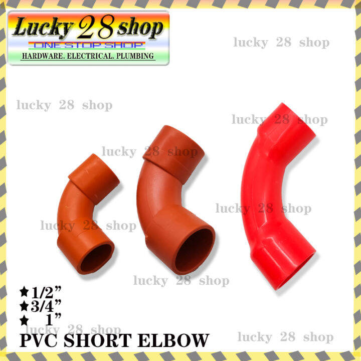 ELECTRICAL PVC PIPE CONDUIT SHORT ELBOW ORANGE Lazada PH