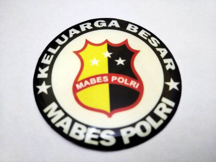 Stiker Timbul Logo Mabes Polri Keren LImited Edition Lazada Indonesia