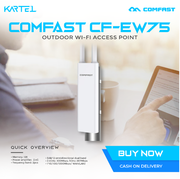 Comfast CF EW75 1200Mbps Dual Band 2 4Ghz 5Ghz 802 11AC High Power