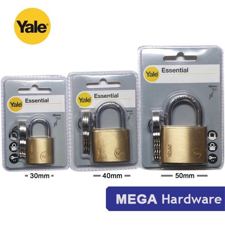 Yale Brass Padlock Mm Mm Mm Mm Lazada Ph