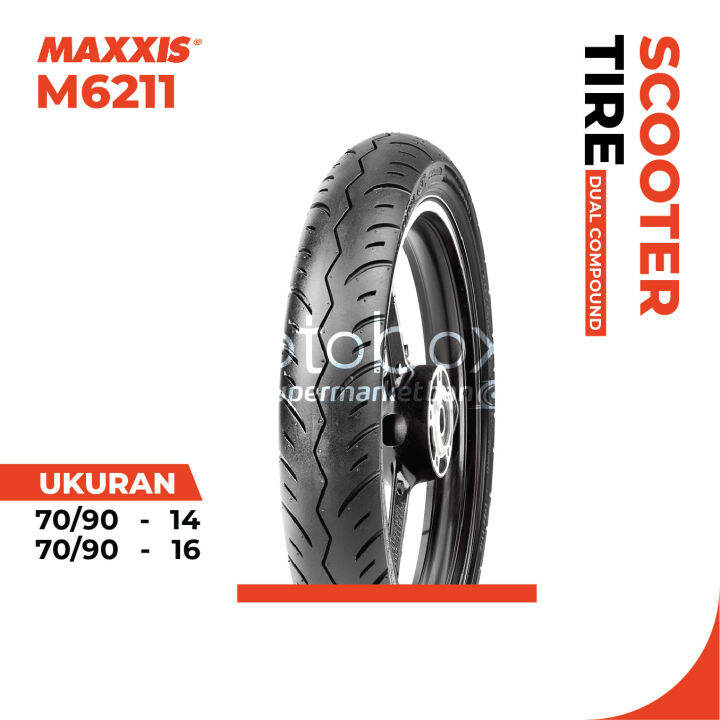 Ban Luar Motor Tubeless MAXXIS M6211 Ring 16 Ukuran 70 90 Lazada