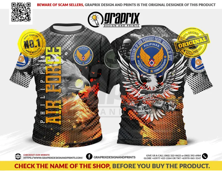 Philippine Air Force Armed Force T Shirt Full Sublimation Lazada PH