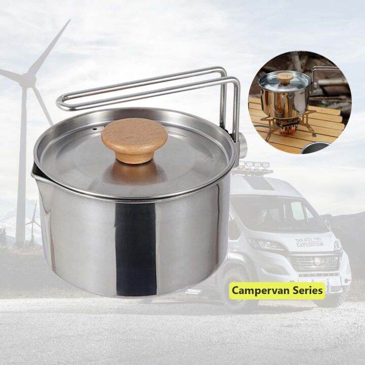 Panci Teko Multifungsi L Stainless Steel Outdoor Kettle Tea Coffee Pot