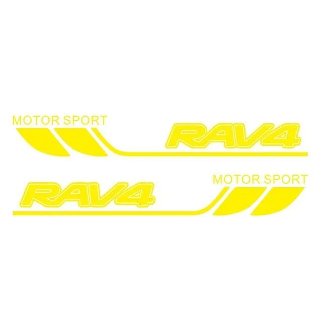 Doordash Stylish Sports Racing Stripes Car Sticker For RAV4 Modified